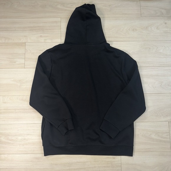 Polo Ralph Lauren Big Pony Felt Logo Pullover Hoodie Mens 2XL Sweatshirt Black - Picture 4 of 10